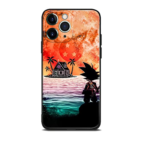 HEMINJYJEF Kame House Japanese Anime Protective Phone Case Manga Design Pattern Anti-Drop Shockproof Shell Cover for iPhone 14 Pro Max