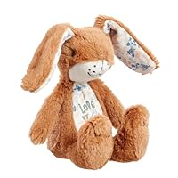 Rainbow Designs Little Nutbrown Hare Toy Rabbit - Adorable Soft Bunny Teddy from Classic Children's Book Guess How Much I Love You, Plush Velvet Ears, Embroidered 'I Love You' Motif