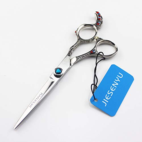 Preisvergleich Produktbild Professionelle Friseurschere, Professional Japan Friseursalon Schneiden Ausdünnende Schere Schöne Federform Griff Friseurschere Set mit Tasche Kinder, Frauen und Männer