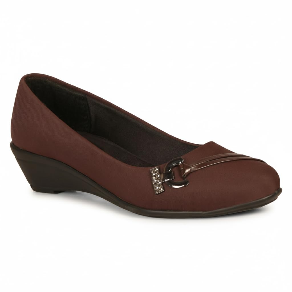 Latest Collection Women's Ballet Flats Belly Shoes | Comfortable Stylish & Trendy Wedge Heels Ballerinas for Casual, Formal, Wedding & Office Bellies for Women & Girls-image-35