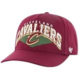 47 NBA Pomona Hitch Adjustable Hat (US, Alpha, One Size, Red, Cleveland Cavaliers)