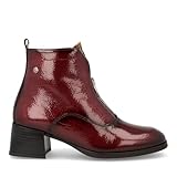 VALE IN - Botines de Piel 4463 para: Mujer Color: Primula Burdeos Talla: 39