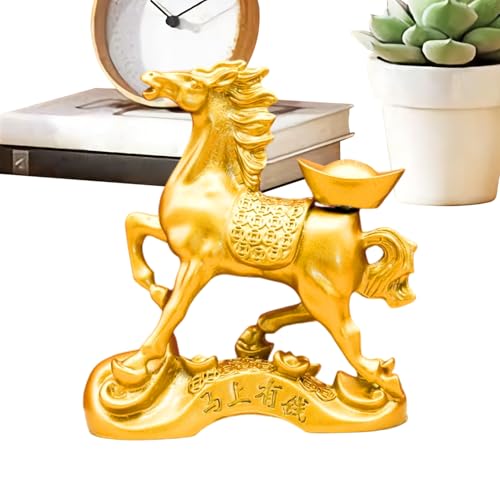 Decoración de Caballo para el hogar, Año Nuevo Chino 2026, decoración de Escritorio auspiciosa, Figuras de Caballo de Año Nuevo, para de Vacaciones, Familiares, Amigos, Buena Suerte, Riqueza