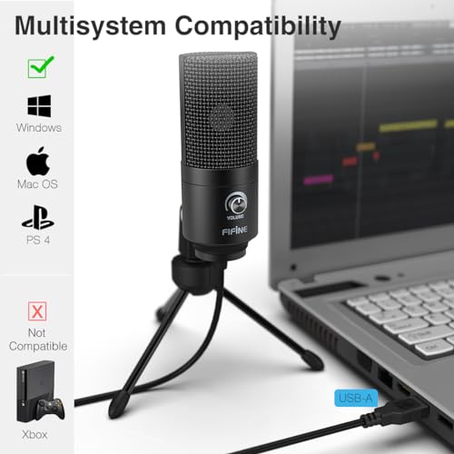 Fifine ABCD170001 Usb Microphone, Metal Condenser Recording Microphone thumb #1