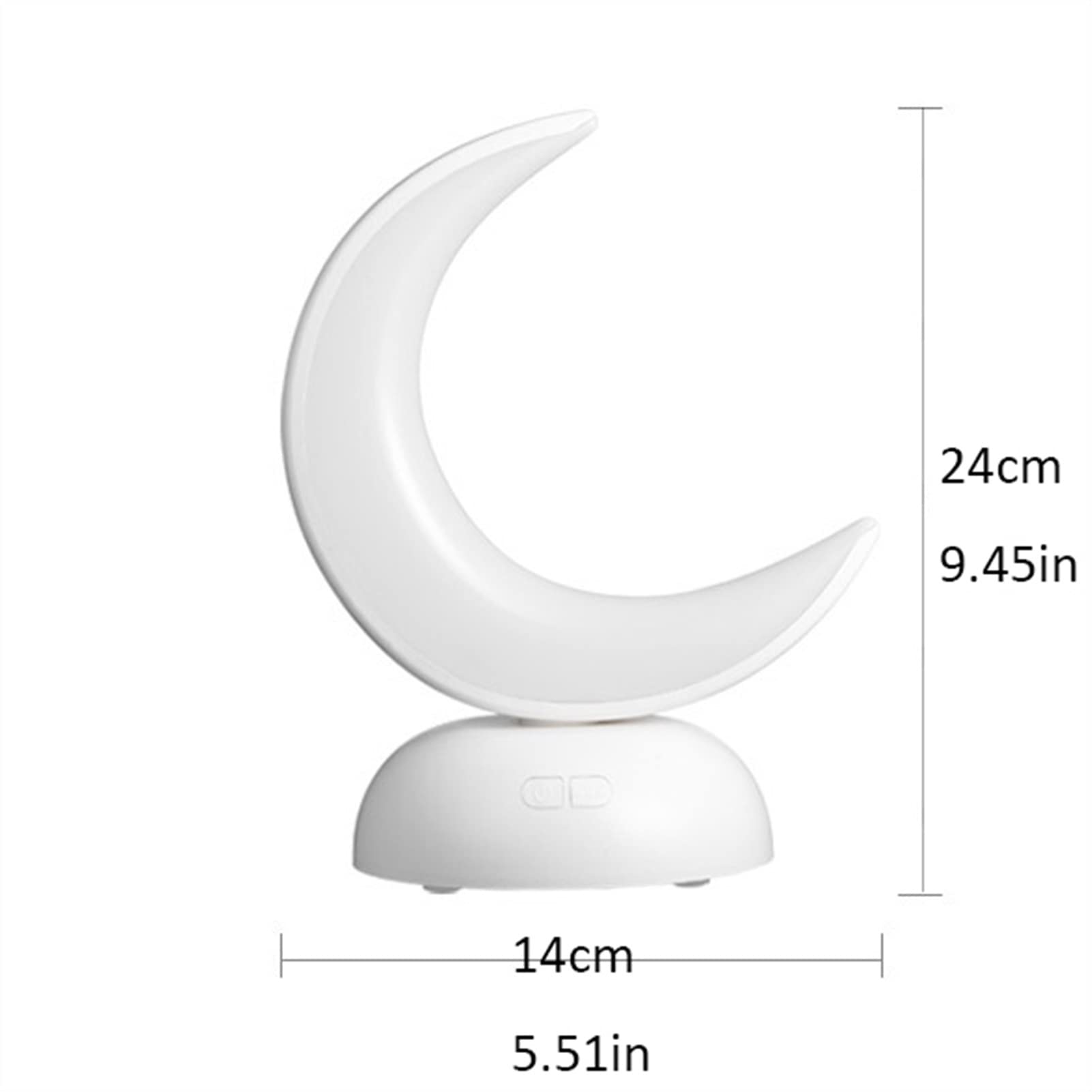 Lampka nocna w kształcie księżyca aromaterapia lampka nocna czujnik ruchu USB akumulator przenośny sypialnia sypialnia sypialnia stolik nocny biurko LED lampa stołowa do sypialni (kolor: czarny)