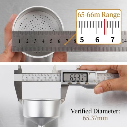 Image of Supvox Powder Ring Distributor for Moka Pot Coffee, 3 Inch, 4-6 Cup