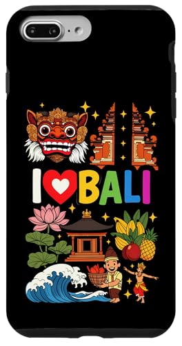 I Love Bali �C���h�l�V�A ���s ���� ���y�Y �X�}�z�P�[�X iPhone 7 Plus/8 Plus �p