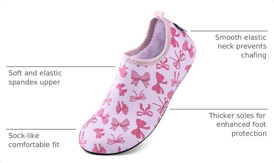 Image of WateLves Womens and Mens Kids Water Shoes Barefoot Quick-Dry Aqua Socks for Beach Swim Surf Yoga Exercise