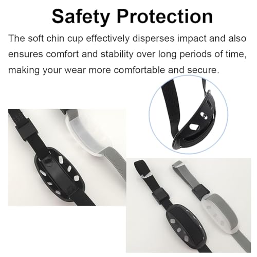SENRISE 2 pacotes com alça de queixo ajustável para capacete, acessórios universais, alça de queixo,