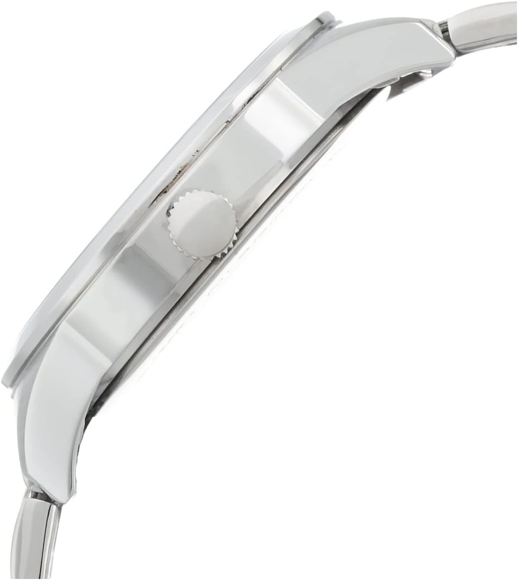 Side view of Armitron watch showing the crown