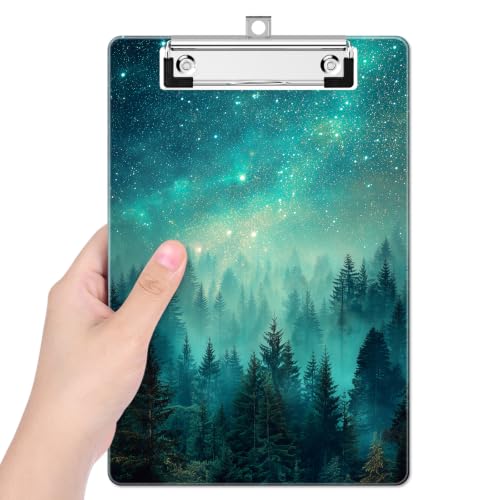 Image of Small Plastic Clipboard 6 x 9 in, Standard A5 Size Fashion Clip Board