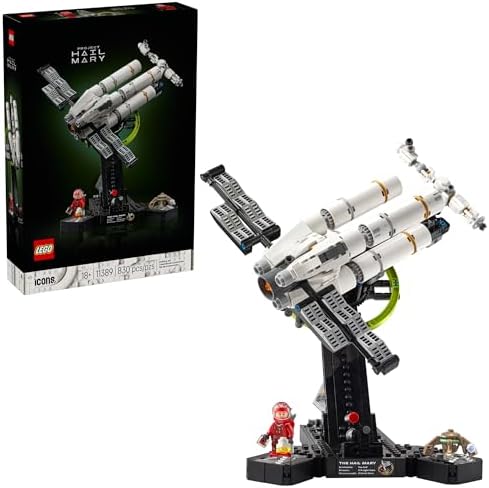 LEGO Icons Project Hail Mary Collectible Building Set for Adults - Room or Office Decor for Men & Women - Gifts for Fans of The Book - 11389