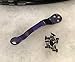 Purple Titanium Pocket Clip & Stainless Screws Set For Spyderco Paramilitary 2
