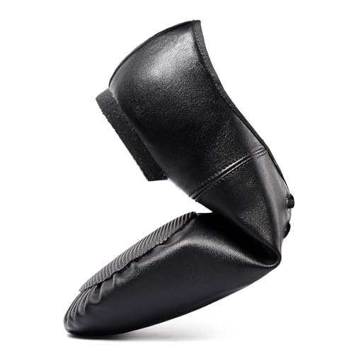 Image of Linodes Leather Lace Up Unisex Jazz Shoe for Women and Men's Dance Shoes