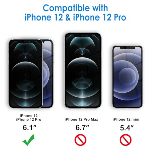 Image of JETech Case for iPhone 12 /12 Pro, Anti-Yellowing, Deep Purple