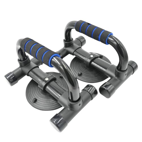 BESPORTBLE 1 Par Soporte De Empuje Hacia Arriba Almohadilla De Barra Pesas Pesas Estante De Poder Barra Desplegable Manejar Peso Placas Con Mancuernas Tire Hacia Arriba De La Barra Verja Blue