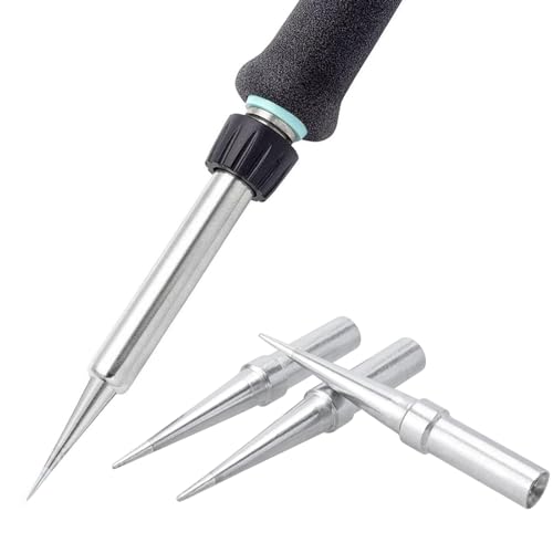 Image of Mesee 5 Pieces Weller ET Soldering Tip Set ETS Solder Iron Tips Replacement Lead-Free Welding Head Tool Accessory for Weller WE1010NA WES51 WES50 PES51 PES50 WEP70 EC1002 EC1201A