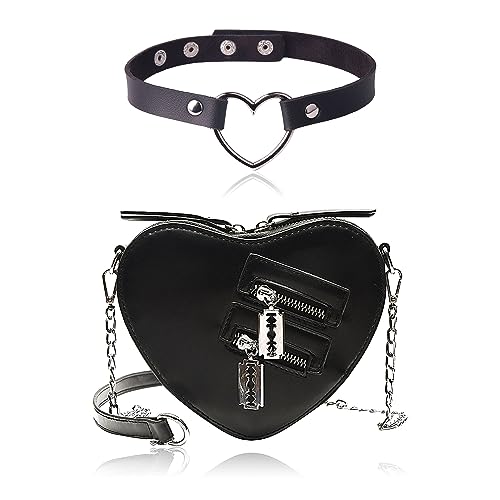 JeVenis Gothic Purse Novelty Purse Gothic Purse Bags Goth Crossbody Bag Gothic Shoulder Bag Gothic Bags Purses Halloween Purse