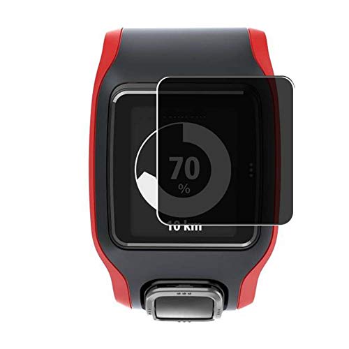 Vaxson Protector de Pantalla de Privacidad, compatible con TomTom Multi Sport Cardio [no vidrio templado] TPU Película Protectora Anti Espía