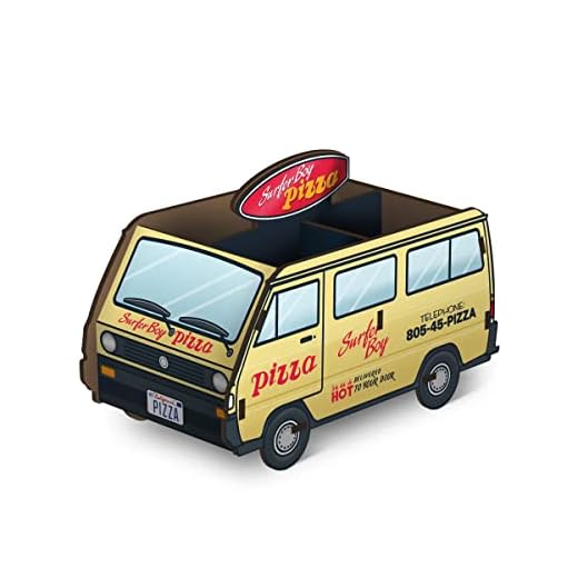 Genuine Fred - Stranger Things, Surfer Boy Pizza, organizador de escritorio, multicolor