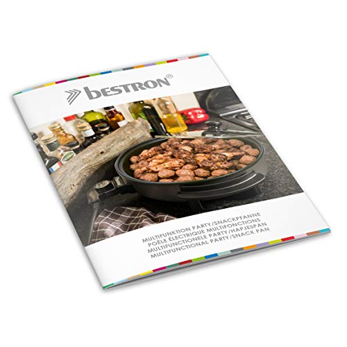 Bestron AHP1500Z Padella Elettrica, 1500 W, Alluminio, Grau - immagine 6