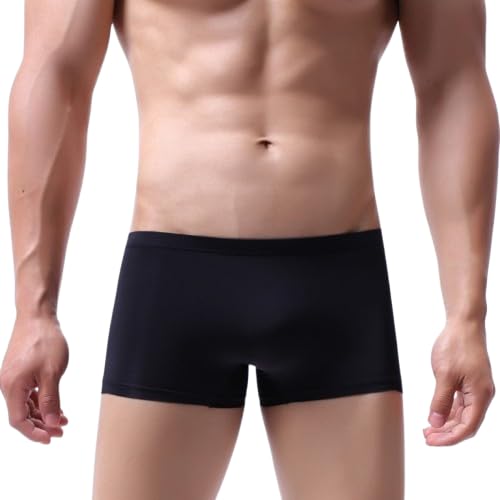 ishavuz Men's Seamless Boxer Briefs – Soft Stretch Comfort, Breathable Fabric, Tag-Free Design, Flexible Fit, Smooth Waistband, Everyday Essential-picture-25