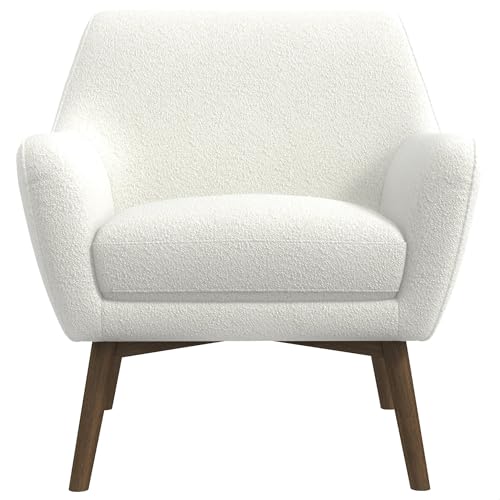 Sillón Comodo Plegable Blanco y Marrón miniatura 6