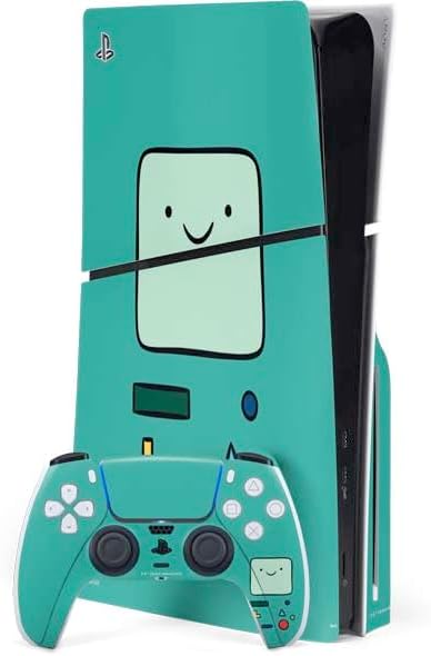Skinit Decal Gaming Skin Compatible with PS5 Slim Disk Bundle - Officially Licensed Adult Swim Adventure Time Jake The Dog Design