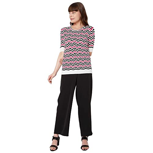 Image of VERO MODA Women's Rayon Blend Slim Fit Top