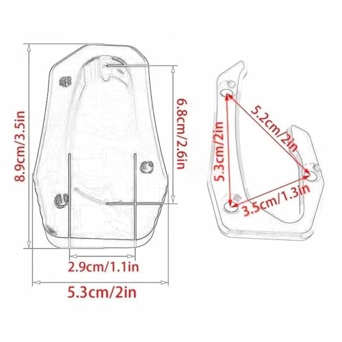 Béquille latérale moto pour TMAX 560 TECH MAX support d'extension - 3