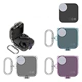 Protective Cover Case for CMF Buds Pro 2, Clear TPU Earphone Sleeve with Carabiner Candy Color Soft Earbuds Headphones Case All-Round Protection for CMF by Nothing Buds Pro 2 (Transparent) - Image 6