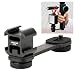 Produktbild Fotowelt PT-3 Triple Cold Shoe Mounts Plate, Mikrofon LED Standlicht Erweiterung für DJI OSMO Mobile 2 / Zhiyun Smooth 4 / Feiyu Vimble 2 Gimbal Stabilizer
