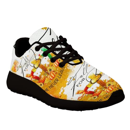 Fall for Jesus He Never Leaves Shoes for Women Men Trail Running Casual Fashion Sneakers Slip-on Tennis Shoes3