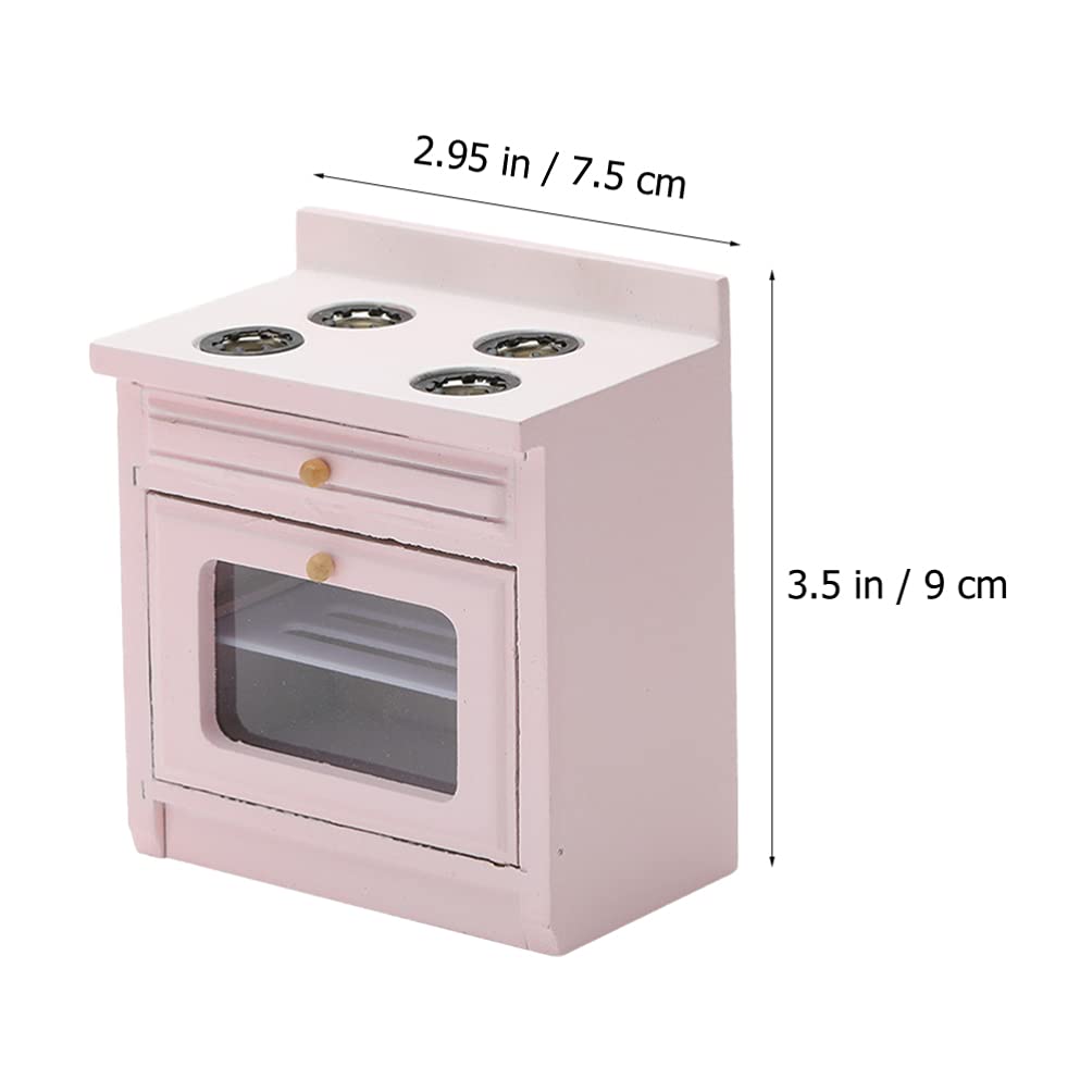 TOYANDONA, fornello a gas, giocattolo in miniatura, mobili delle bambole, armadio delle bambole, mobile delle bambole, piccolo fornello, decorazione per la casa, accessorio di scena