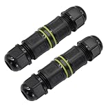 ALLY-MAGIC Kabelverbinder,Kabelverbinder Wasserdicht,Wasserdicht 3 Polig...