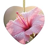 YYHHAOFA en céramique à suspendre en forme d'arbre de Noël avec fleurs nationales coréennes pour maisons, centres commerciaux, supermarchés et magasins