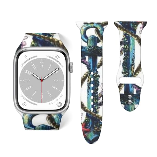 Anchor chain marine sailing watch strap