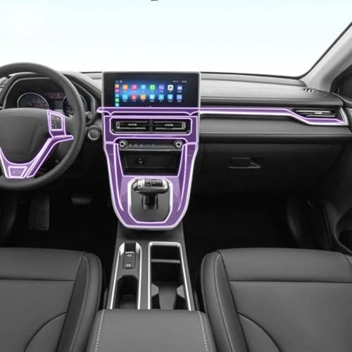 Película PPF de TPU transparente para consola central y pantalla LCD de Haval M6 Plus 2021-2023