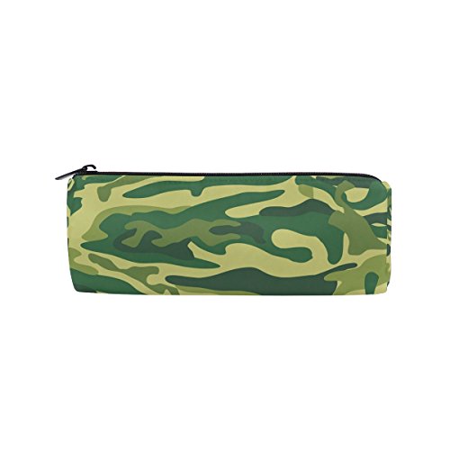 Preisvergleich Produktbild Camouflage Grün Federmäppchen Stift Tasche Multifunktionale Stationery Tasche Reißverschluss Tasche von bennigiry, Student Reißverschluss Bleistift Inhaber Tasche Geschenk Travel Make-up Tasche