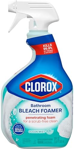 Clorox Disinfecting Bathroom Foamer with Bleach Original, 30 Ounc...