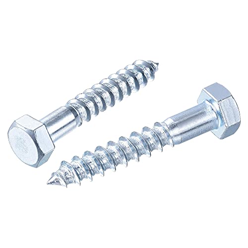 Tornillos Tirafondo para madera M8 x 50mm 25 piezas