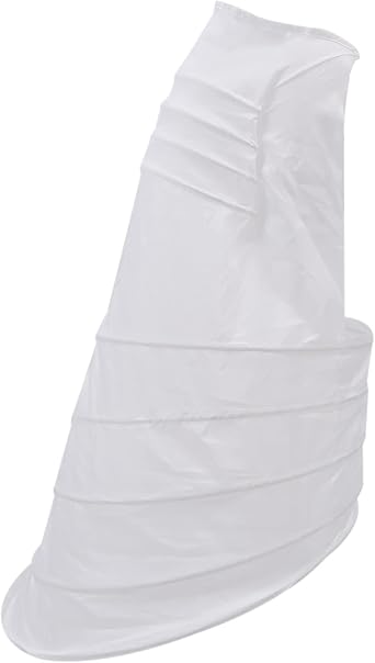 MYAYD Women Vintage Hoop Cage Skirt Bustle Petticoat Underskirt Victorian Dress Ball Gown Fluffy Slip Crinoline