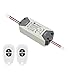 eMylo Smart Wireless RF Relay Switch 220V 1 canaux Télécommande Switch 90-250V Home Automation 433Mhz avec deux émetteurs 1 pack