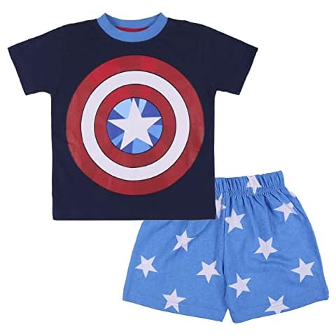 Captain America T-Shirt and Shorts Set for Boys Cover