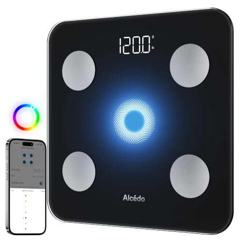 Alcedo Smart Body Fat Scale Black