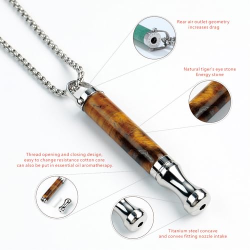 Breathe Free Necklace Classic Shift, Anxiety & Stress Relief Breath Tool for Meditation, Mindfulness and Relaxation,Portable Wellness Gift for Adults2