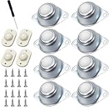 【Amplia aplicación】 Las Ruedas Pequeñas de Nailon Para Muebles no solo se utilizan para mover mercancías, sino también para sofás, vitrinas, carritos, estanterías, patinetes, armarios y utensilios de cocina, etc. Rodamientos de Bolas Rueda se adapta a tus necesidades del día a día.