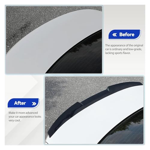 Spoiler de coffre arrière 115cm style carbone pour Mitsubishi Lancer Evolution - 2