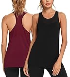Camiseta sin mangas deportivo está diseñado con costuras de tela de malla. El sin mangas suelto es conveniente para la disipación del calor y se pone y se quita. El estilo de cuello redondo es simple y moderno, la espalda cruzada sexy también es adecuada para el uso diario.