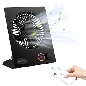 Vemont N15 Mini Tischventilator Schwarz